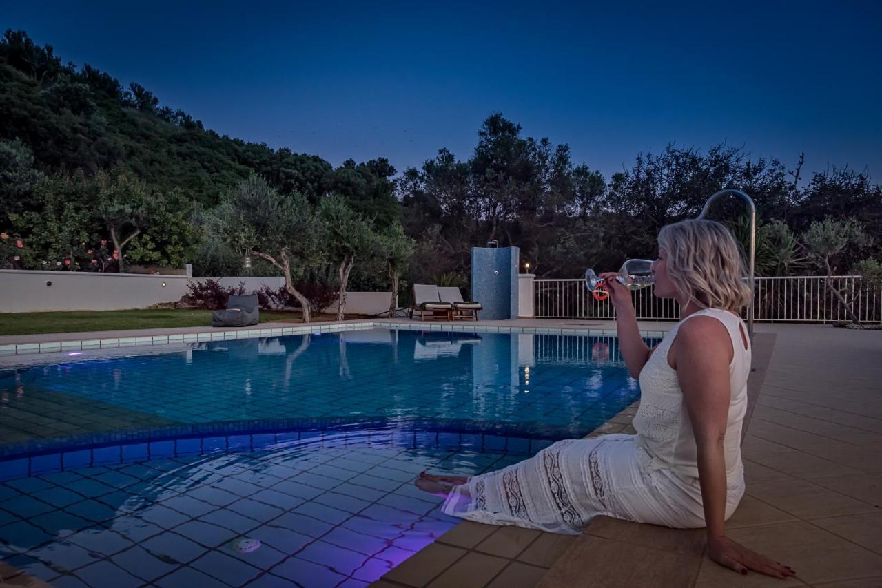 Cretan Blu Platanias Villa Platanés Kültér fotó