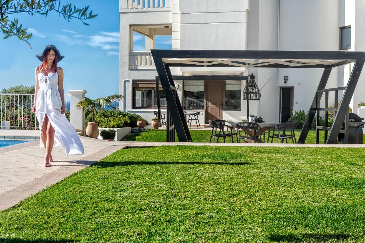 Cretan Blu Platanias Villa Platanés Kültér fotó